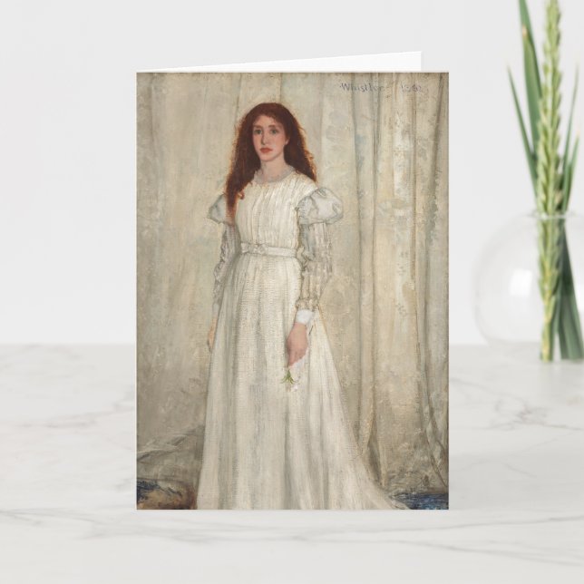 James Whistler - Symphony in White No. 1 Card (Front)
