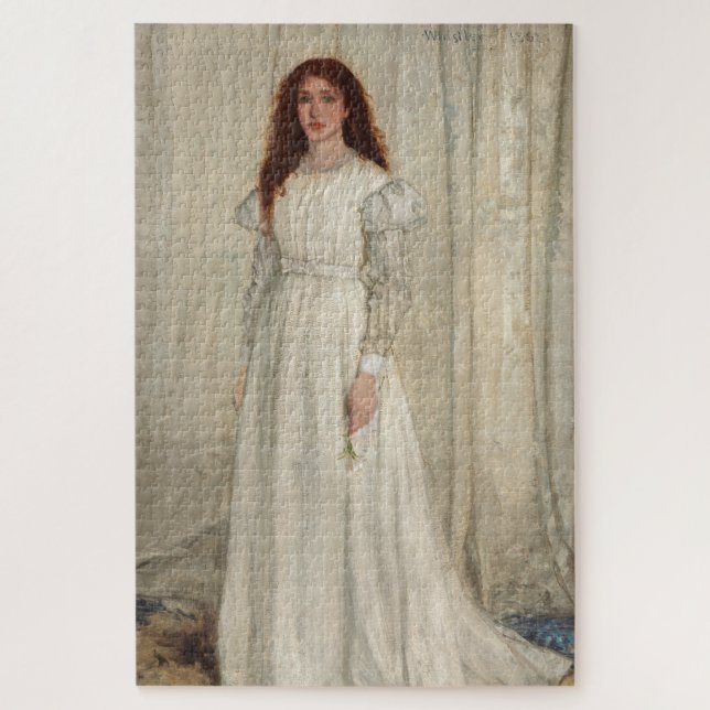 James Whistler - Symphony in White No. 1 Jigsaw Puzzle (Vertical)