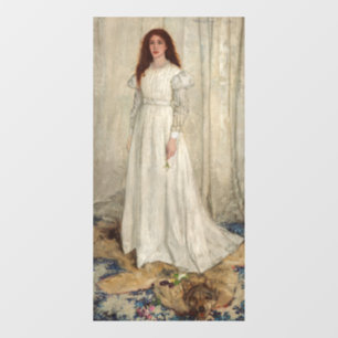 James Whistler - Symphony in White No. 1 Window Cling