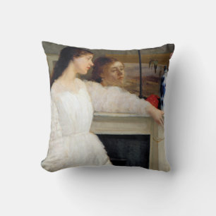 James Whistler - Symphony in White No. 2 Throw Pillow