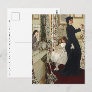 James Whistler - The Music Room Postcard