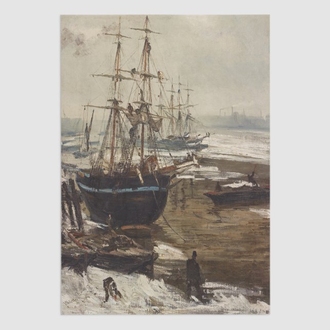 James Whistler - The Thames in Ice Tissue Paper (Creator Uploaded)
