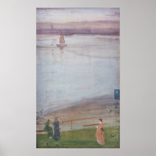 James Whistler - Variations in Violet and Green Poster