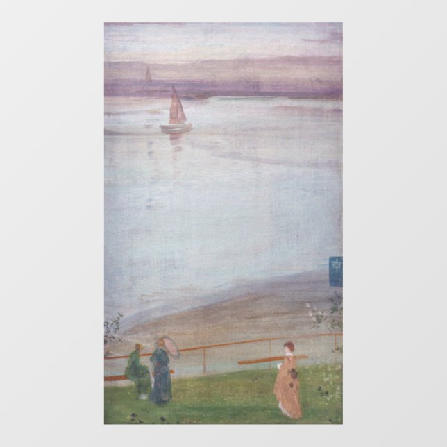 James Whistler - Variations in Violet and Green Window Cling (Sheet)