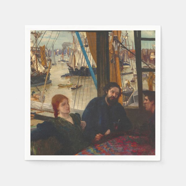 James Whistler - Wapping Napkin (Front)