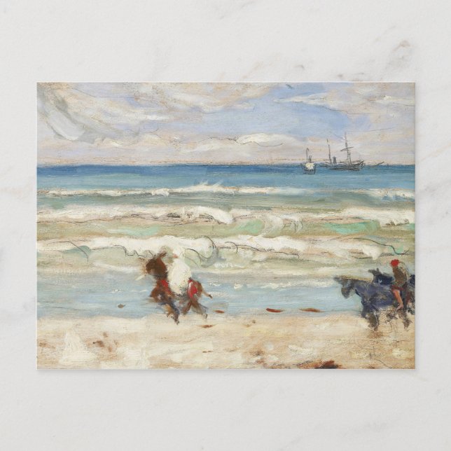 James Wilson Morrice - Beach Scene, Tangier Postcard (Front)