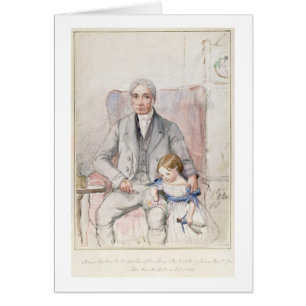 James Wyatt avec son Grandaughter Mary, le Chi le