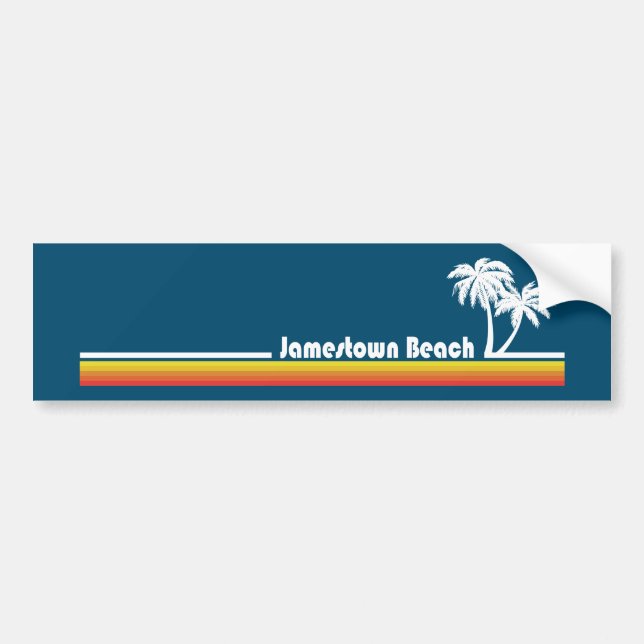 Jamestown Beach Virginia Bumper Sticker (Front)
