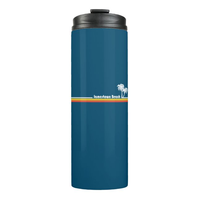 Jamestown Beach Virginia Thermal Tumbler (Front)