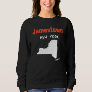 Jamestown New York Usa State America Travel New Yo Sweatshirt