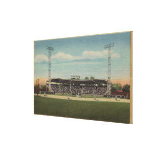 Jamestown, NY - Municipal Baseball Stadium Canvas Print