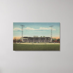 Jamestown, NY - Municipal Baseball Stadium Canvas Print