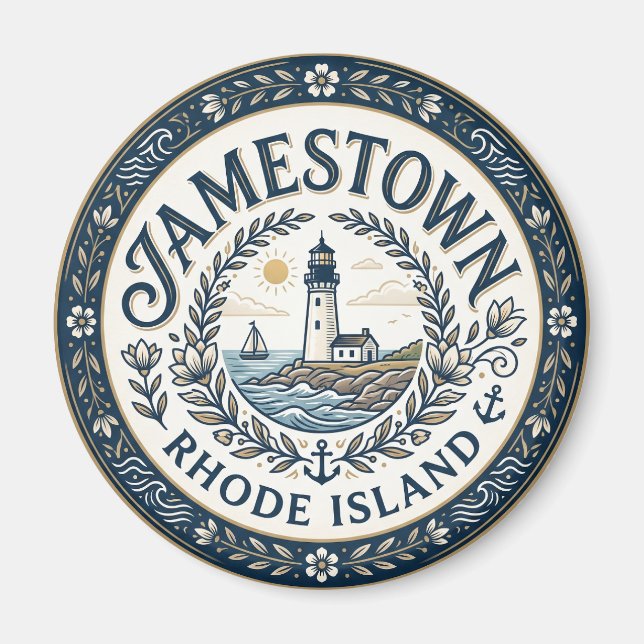 Jamestown Rhode Island Magnet (Front)
