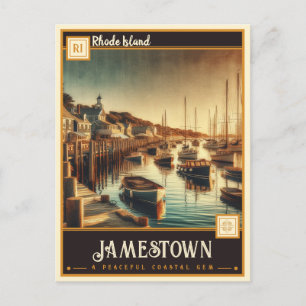 Jamestown, Rhode Island   Vintage Postcard