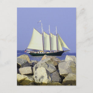 Jamestown Sailboat Postcard