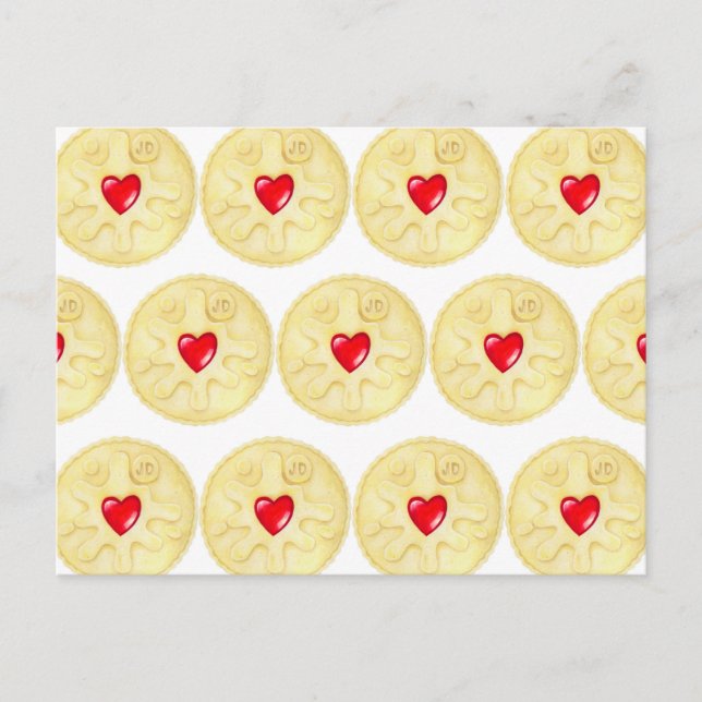 Jammie Dodger Biscuit Postcard (Front)