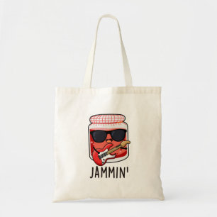 Jammin Funny Rocker Jam Pun  Tote Bag