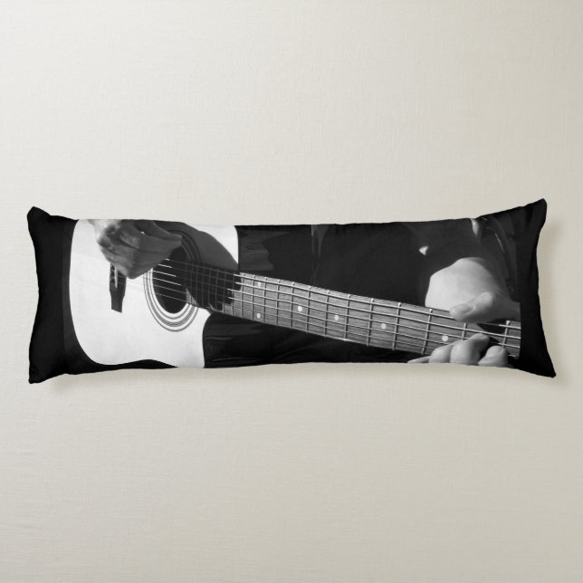 Jammin Guitar Strings Body Pillow (Back)