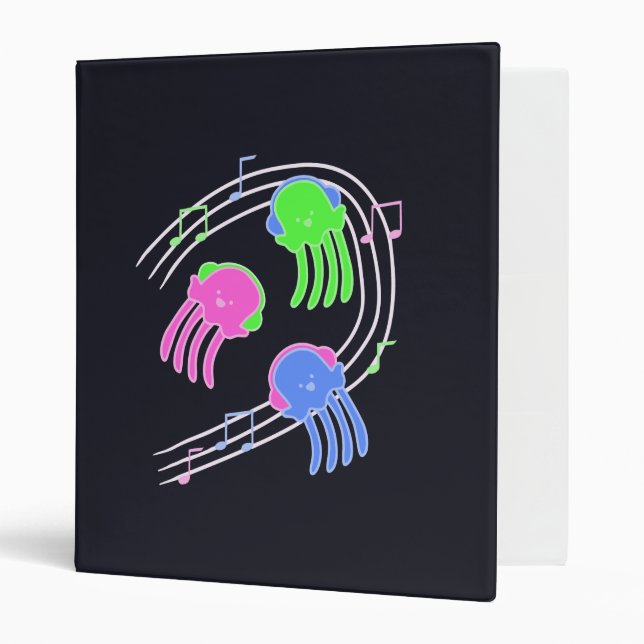 Jammin' Jellyfish Binder (Front/Inside)