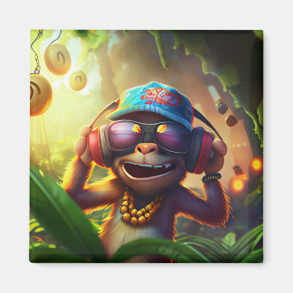 Jammin Monkey Magnet