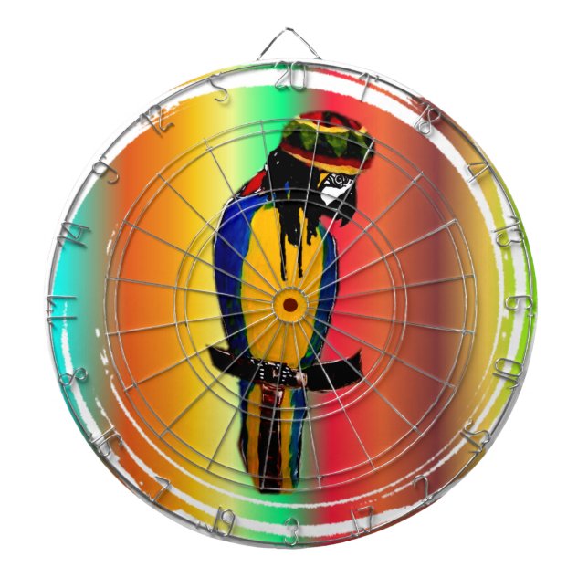 JAMMIN PARROT DARTBOARD (Front)