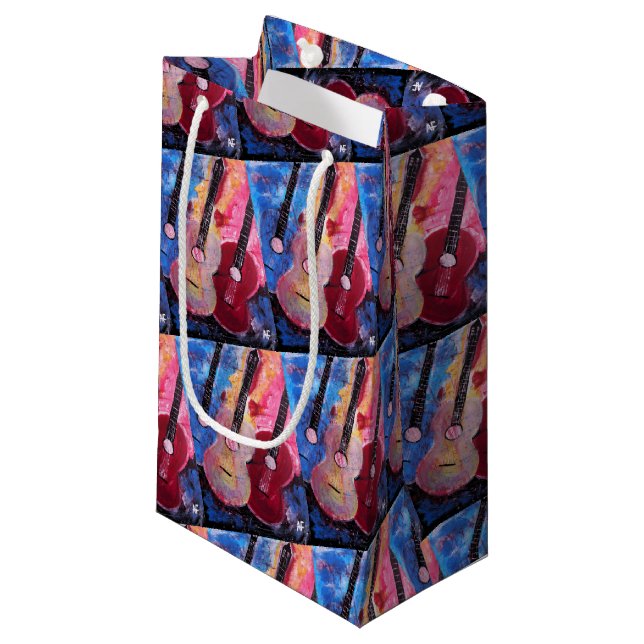 Jamming be Goode Painting by Alfred Fox Small Gift Bag (Front Angled)