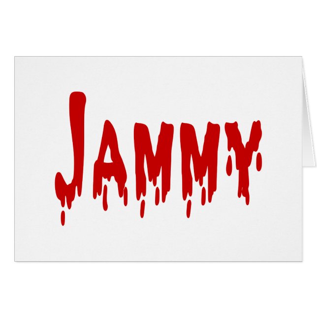 Jammy Card (Front Horizontal)