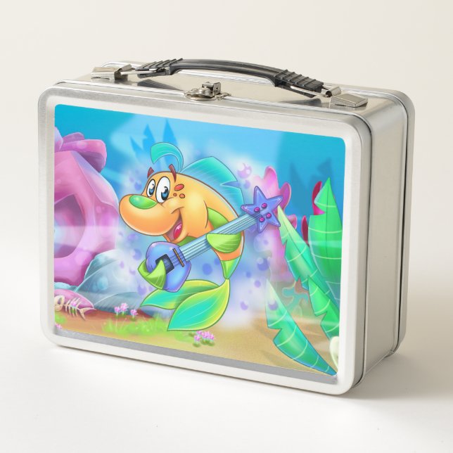 Jammy la guitare poisson – Lunchbox de FriendFish (Devant)