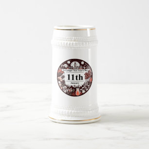Jan 11th - No Longer New Year's Day Beer Stein