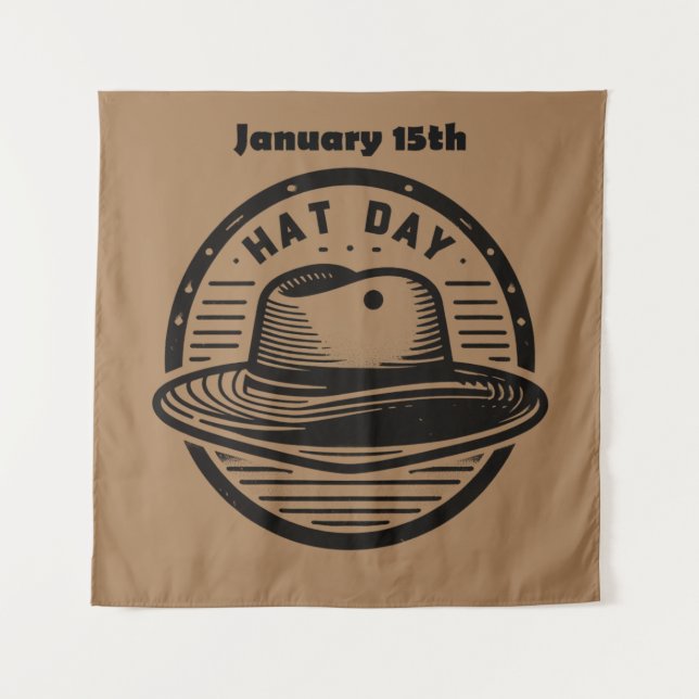 Jan 15th - Hat Day Tapestry (Front)