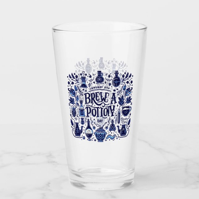 Jan 19th - Brew a Potion Day Glass (Front)