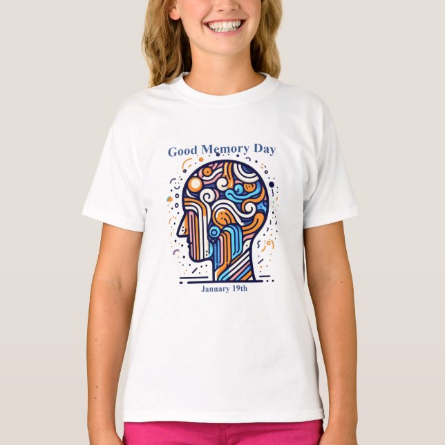 Jan 19th - Good Memory Day T-Shirt (Front)