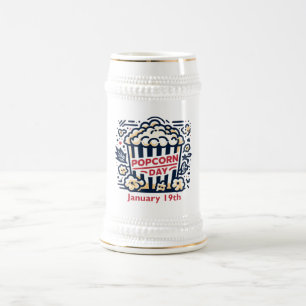Jan 19th - Popcorn Day Beer Stein