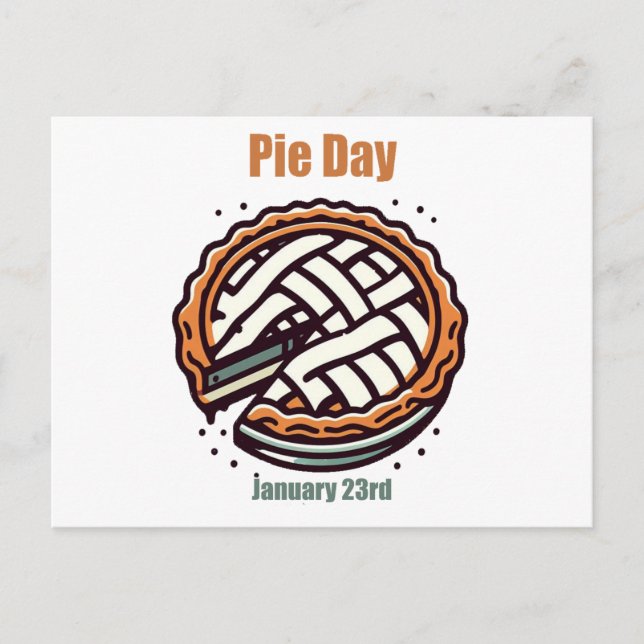 Jan 23rd - Pie Day Postcard (Front)