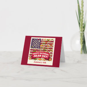Jan 6th - National Bean Day Card