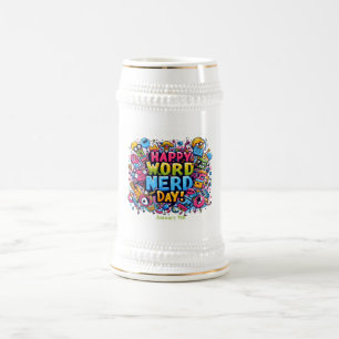 Jan 9th - Word Nerd Day Beer Stein