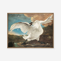 Jan Asselijn The Threatened Swan Painting Art Prin