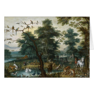 Jan Brueghel le Jeune - Paysage paradisiaque