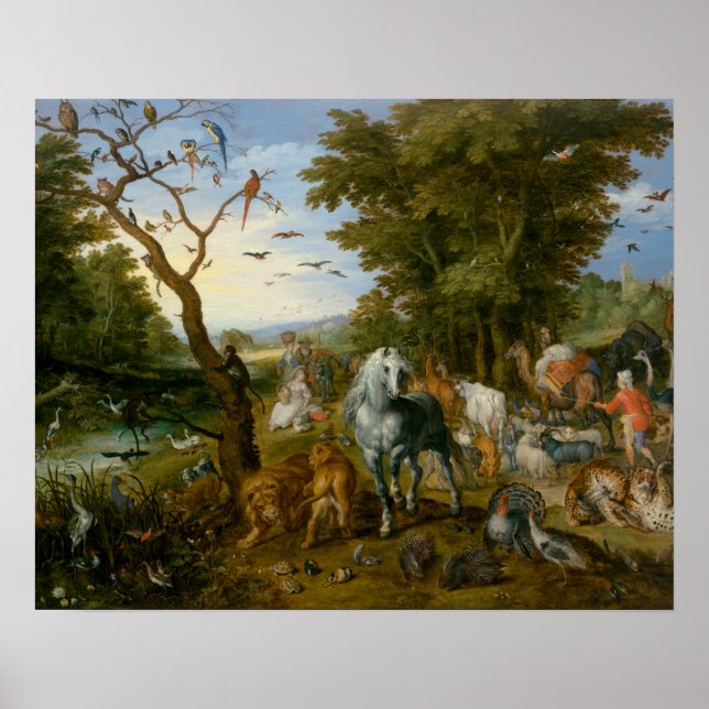 Jan Brueghel the Elder - The Entry of the Animals Poster (Front)