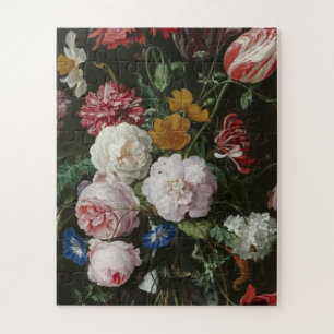 Jan Davidsz. De Heem - Still Life With Flowers Jigsaw Puzzle