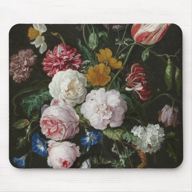 Jan Davidsz. De Heem - Still Life With Flowers Mouse Pad (Front)
