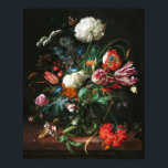 Jan Davidsz de Heem,  Vase of Flowers, 1660 Poster<br><div class="desc">Jan Davidsz de Heem,   Vase of Flowers,  1660</div>