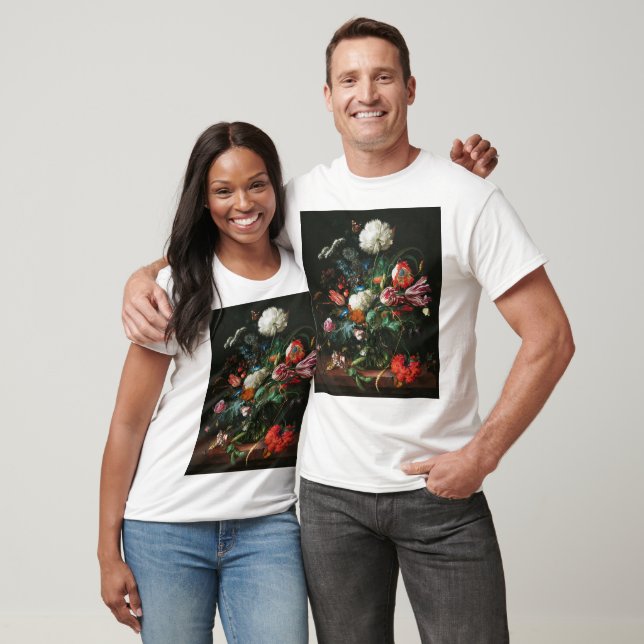 Jan Davidsz de Heem,  Vase of Flowers, 1660 T-Shirt (Unisex)