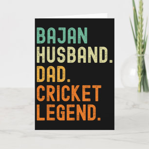 Jan Husnd Dad Cricket Legend Rdos Card