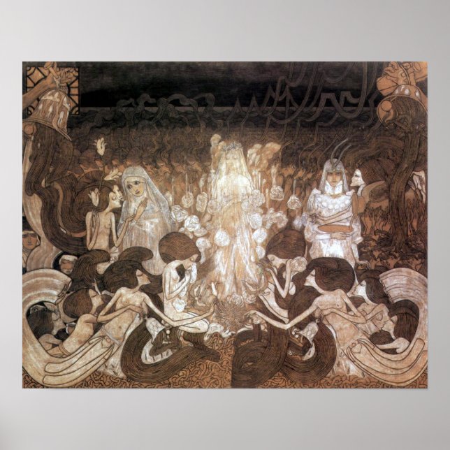 Jan Toorop The Three Brides Art Nouveau Poster (Front)