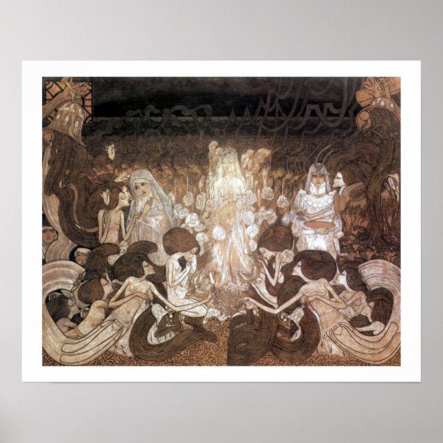 Jan Toorop The Three Brides Art Nouveau Poster (Front)