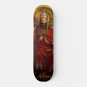 Jan van Eyck God the Father on Throne Fine Art Skateboard