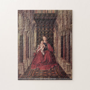Jan van Eyck - le puzzle de Vierge et d'enfant