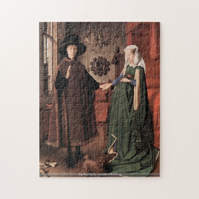 Jan van Eyck - puzzle de mariage d'Arnolfini (Vertical)