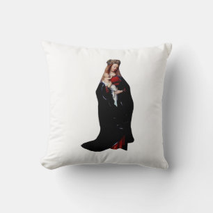 Jan van Eyck - The Madonna in the Church Fine Art Throw Pillow